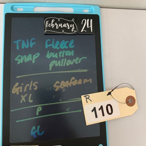 The North Face Jacket Girls XL Extra Large Seafoam Fleece Snap Button Pullover - Picture 11 of 12